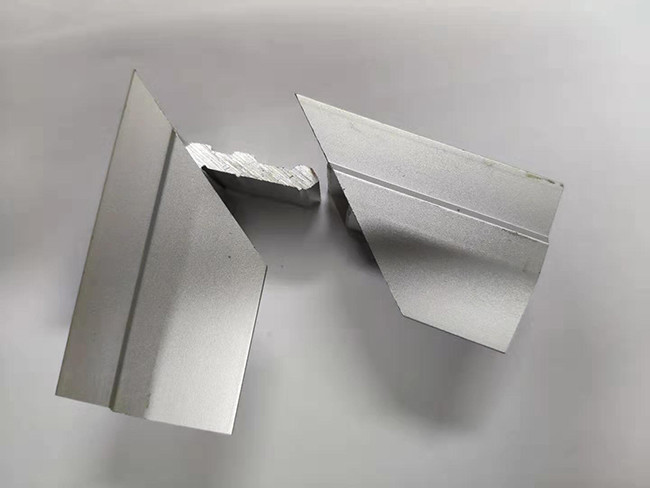 Mill Finished Solar Frame CNC Aluminum Profile Cutaway Processing Custom Color