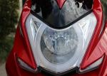 Anti Skid Tire 150cc Moped Gas Scooter Front Disc Rear Drum Brake Long Lifespan