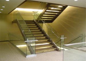 Wholesale Straight Flight Glass Balustrade Stairs from china suppliers