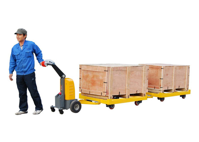 1 Ton 1.5 Ton Walkie Electric Tow Tractor 6km/H Travel Speed Electromagnetic Brake