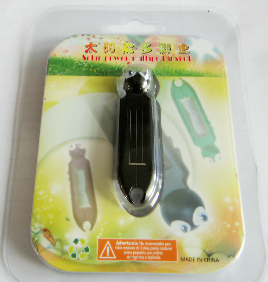 Vibration Dancing Plastic Worm Toy Solar Powered Bug For Children