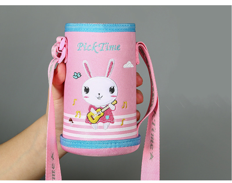 Waterproof Kids Polyester Insulated Bottle Sleeve With Adjustable Strap