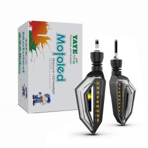 Wholesale DC12V Yellow LED Water Flow Turn Signal Warning Light for YAYE Motorcycle 2385 from china suppliers