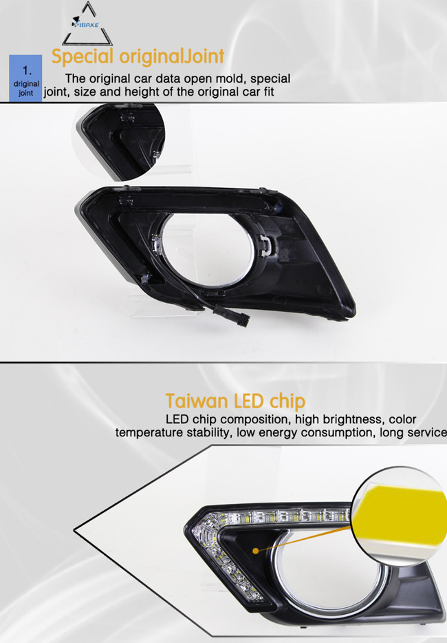 Automatic LED Daytime Running Lights Nissan Rogue Yellow Light On Off Control