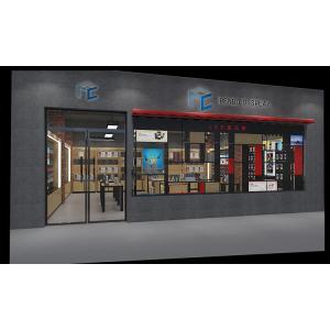 Wholesale 1500mm Long Cell Phone Display Showcase T4 LED 2400mm Width Mobile Phone Display Cabinet from china suppliers