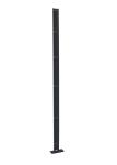 3 1/2 Inch Steel Channel Post , Galvanized U Channel Posts For Metal Cage Panels
