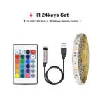 5V USB 5050 Self Adhesive LED Strip RGB 5000mm Addressable Led Strip
