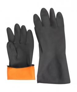 China Wholesale cheap safe industrial nitrile dipped gloves black on sale