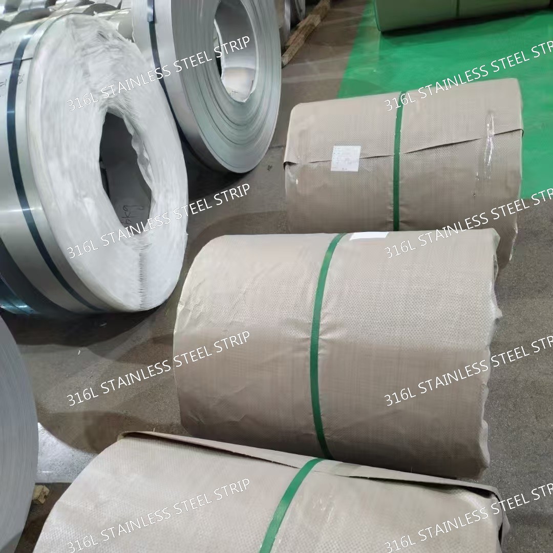 316L / 1.4404 Stainless Steel Strip Cut To Length Or Coil Custom Sizes