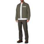Wholesale High Quality Long Sleeve Zipper Closure Durable Twill Coats 100%