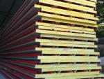 0.3 - 0.6mm Cold Room Panels , Easy Installation Metal Sandwich Panel Roof