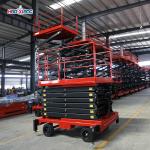 660lbs Motorized Scissor Lift Table Steel Electric Platform Lift Table