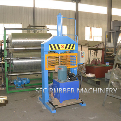 Vertical Natural Rubber Bale Cutter Machine Automatic Guillotine Type