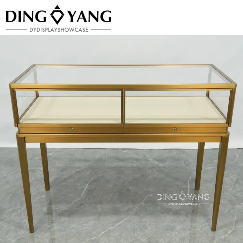 Factory Wholesale Custom Made High End Fashion Jewellery Table Display Counter With Company Brand Logo