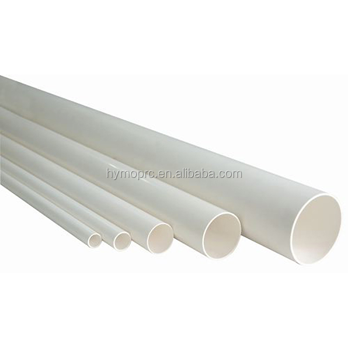 Manufacture White Color 1 inch PVC Plastic Water Pipes Prices with STANDARD Thickness