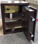 Beige W430*D370*H630mm Digital LCD Display Valuable Storage Safe for Household