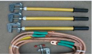Wholesale 35KV Voltage Electric Security Tools Copper Ground Rod JDX With Earth Clamp from china suppliers