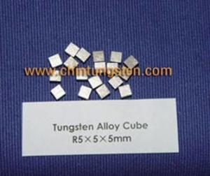 Wholesale High Density Tungsten Nickel Iron Alloy Cube Yield Strength More Than 650MPa from china suppliers