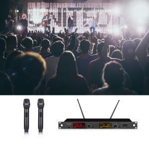 Wholesale FCC 100 - 240VAC UHF Professional Wireless Microphone from china suppliers