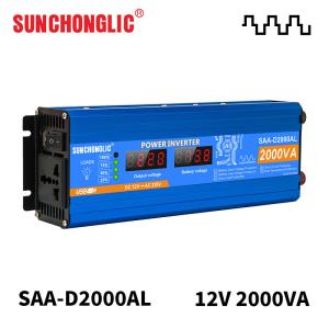 Wholesale 2000W Display Inverter Modified Sine Wave Inverter DC 5V 1A USB 12v 220v from china suppliers