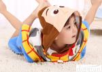 Cute Animal Hooded Poncho Towels For Children Cotton / Polyester Material