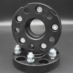 Black Forged Aluminum Wheel Spacers 25mm for TOYOTA YARiS Bolt Pattern 5x114.3