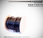 RG11 CATV Coaxial Cable with Messenger Copper Clad Steel Conductor PE Jacket