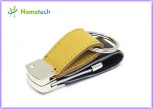 Wholesale Orange High Grade Leather USB Flash Disk USB Key Password Traveler from china suppliers