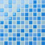 300x300mmDecorative Glass Mosaic Tile Swimming Pool,Blue color