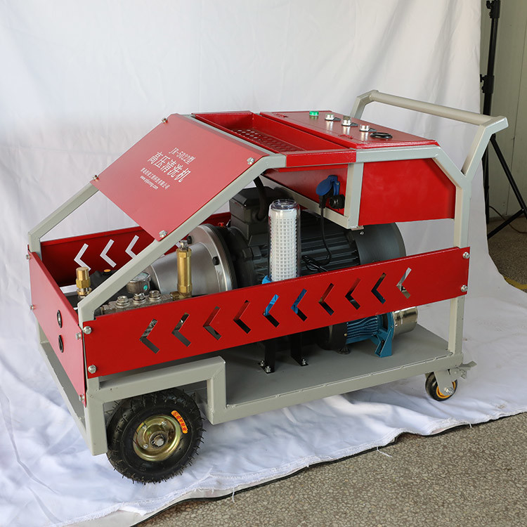 Portable High Pressure Water Jet Cleaner 500 Bar For Concrete Mixing Station