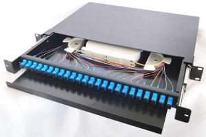 Wholesale 1U 19 Inches Rack Mount LC SC Full Equipment Fiber Patch Panel from china suppliers