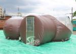 4m Dome Clear Top Resort Glamping Bubble Hotel With Steel Frame Tunnel N