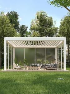 Wholesale Adjustable Louvered Pergola Aluminum Louvered Pergola Modern Louvered Pergola from china suppliers