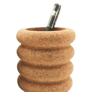 Wholesale Eco-Friendly Cork Pen Pot Pencil Stand Holder Office Stationery Desk Tidy from china suppliers