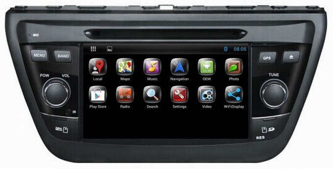 Ouchuangbo 7"Android 4.2 Car GPS Navigation Radio for Suzuki SX4 2014 /S Cross 2014 3G Wifi USB DVD RDS OCB-7058C