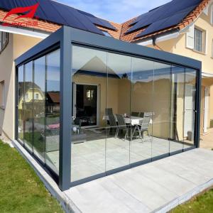Wholesale Waterproof Windproof Electric Aluminum Pergola For Garden/ Outdoor from china suppliers