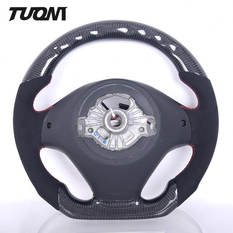 BMW 3 Series F30 Leather Carbon Fiber Steering Wheel With LED Lights OEM