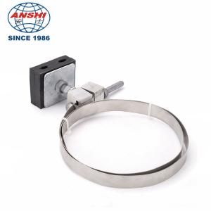 Wholesale ADSS downline clamp for pole, pre twisted tension resistant suspension, optical cable clamp from china suppliers