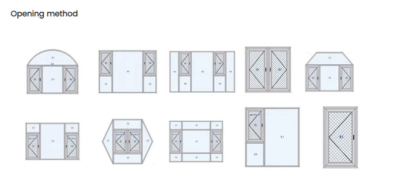 Modern Minimalist Style Casement Window With Hidden Screen Easy To Remove And Clean