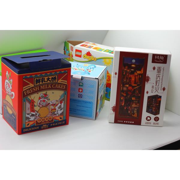 1C Print Custom Logo Corrugated Paper Boxes Embossing Packaging