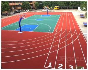 Wholesale Professional 13mm Thickness Spray Coat Rubber Material Running Track from china suppliers