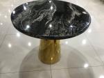 Minimalist Wrought Iron Marble Coffee Table