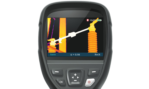 WIFI Connectivity Handheld Thermal Imaging Camera With 160×120 17μM Guide B160V