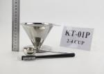 Silver Color 4 Cups Pour Over Coffee Dripper for Coffee Maker Gift Set