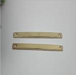 Latest fancy design light gold 70mm length shoe parts iron buckles for shoelace