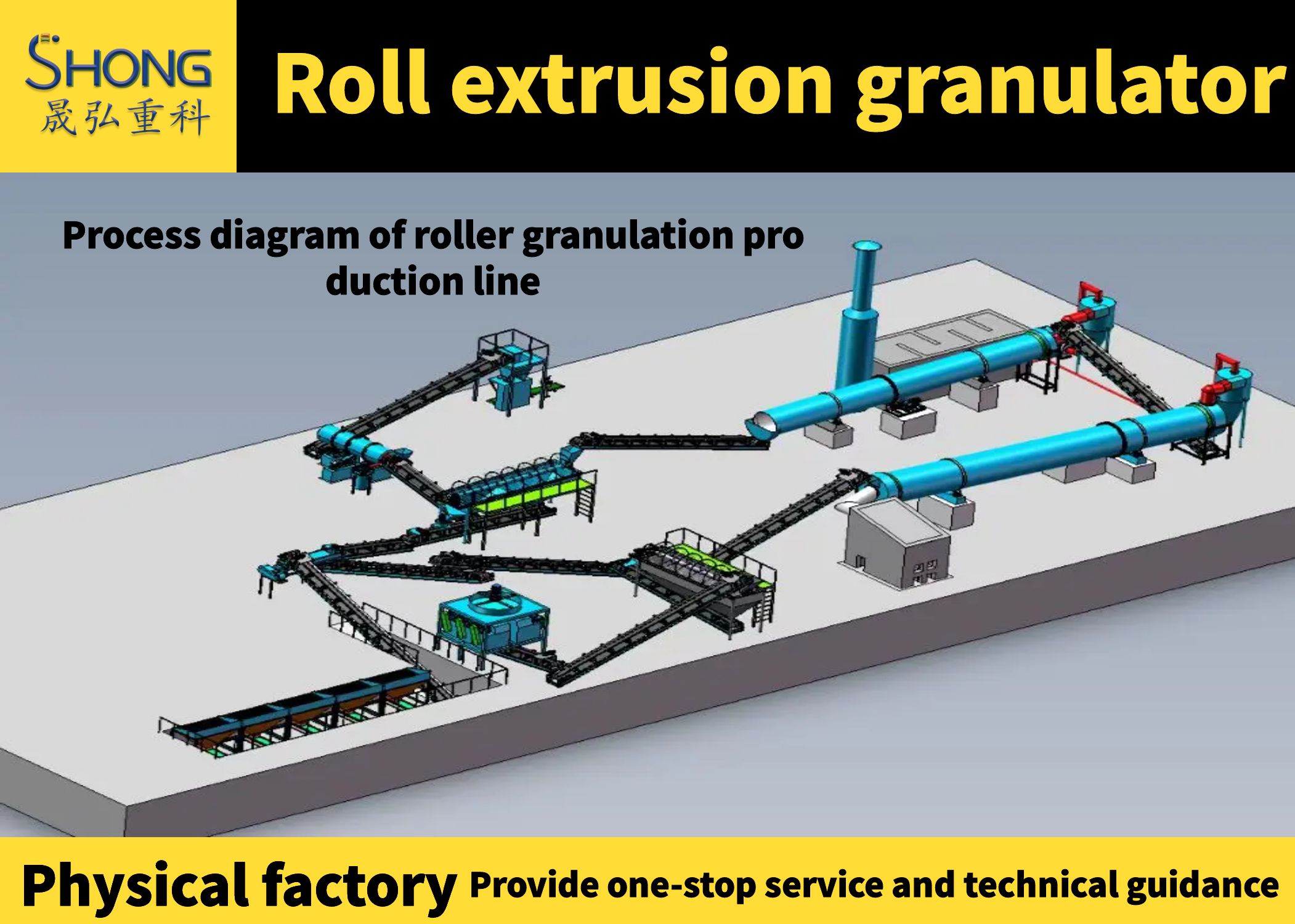 Compound Fetilizer Granulator Calcium Carbonate Fertilizer Granulator