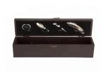 Wooden Wine Packaging With 4 Wine Accessories Waiter S Corkscrew Wine Pourer