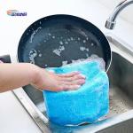 Ultra-Fine Natural Bamboo Fiber Charcoal Dishcloth Microfiber Dish Towel