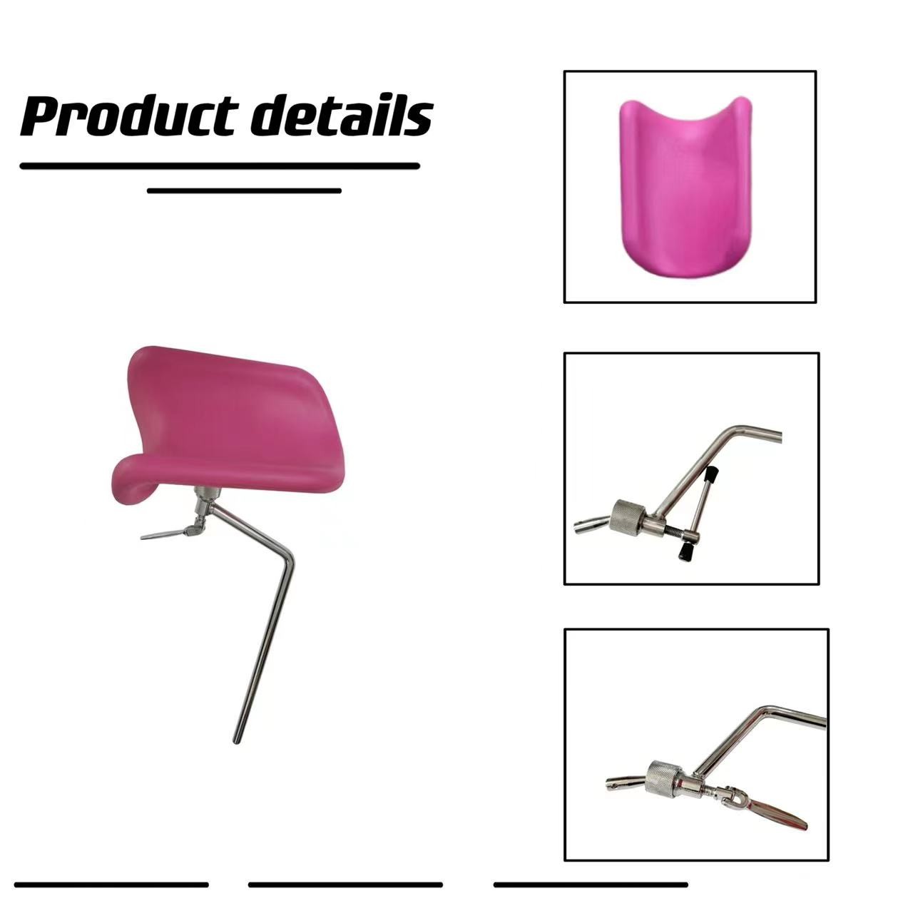 Hospital operating table accessory stainless steel leg holder