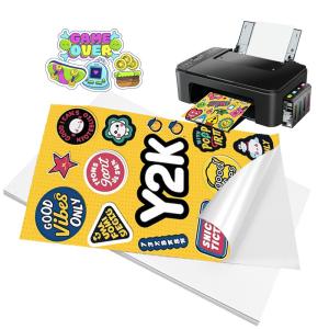 Wholesale High Glossy Sticker 115gsm Self-adhesive Paper For Dye Ink Printing Only from china suppliers